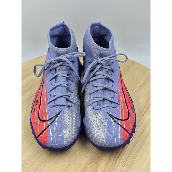 Nike Mercurial Superfly 8 Academy TF x Kylian Mbappac Mid Flames soccer 5Y - Picture 3 of 8